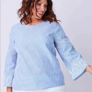 Stella & Dot Embroidered Top Size XXL